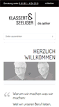 Mobile Screenshot of klassert-seeliger.de